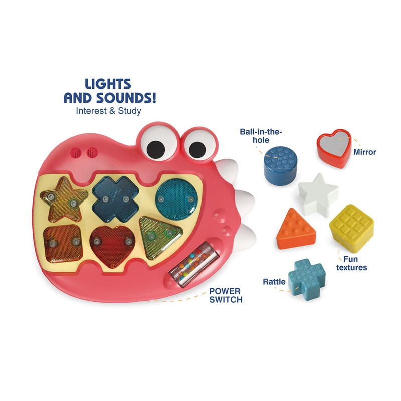 Lights Sounds Shape Sorter Develop Intelligence Early Education Shape Cognition