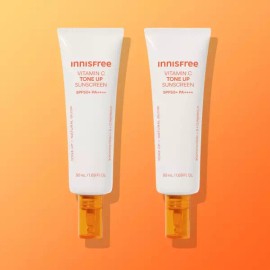 Double Forme [더블구성/광노화케어] 비타민C 잡티 톤업 선크림 SPF 50+ PA++++ (미백,UV에이징) 50ml, 2개 Double Layered/Vitamin Brightening Sun Cream SPF 50+ PA++++ (Whitening, Anti-UV Aging) 50ml, 2pcs