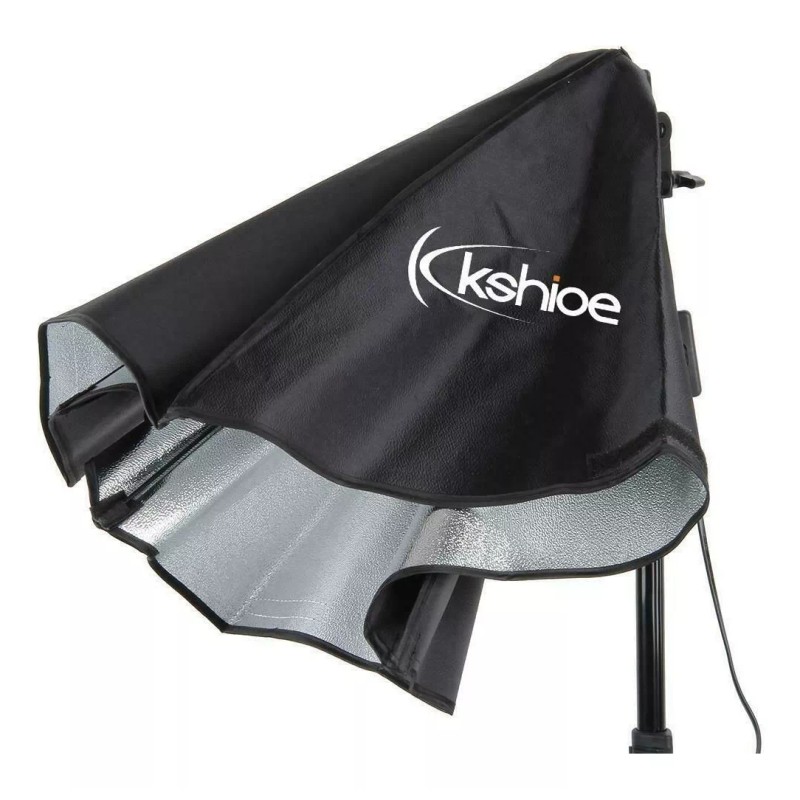 Kshioe Kit Softbox Iluminacion Fotografia Video Luz Contnua + Focos