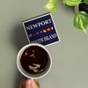 Newport, Rhode Island, Nautical Flags (Absorbent Ceramic Coaster, Single, Cork