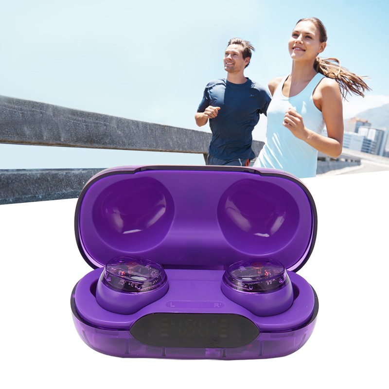 Bluetooth 5.2 Earbuds LED Digital Display Portable HiFi IPX5 Waterproof