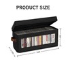 ANLIOTO CD Storage Box, CD Case Holder with Clear Window
