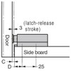 Sugatsune MLZN80BL ML-ZN80BL Metal Magnetic Latch (140043880)