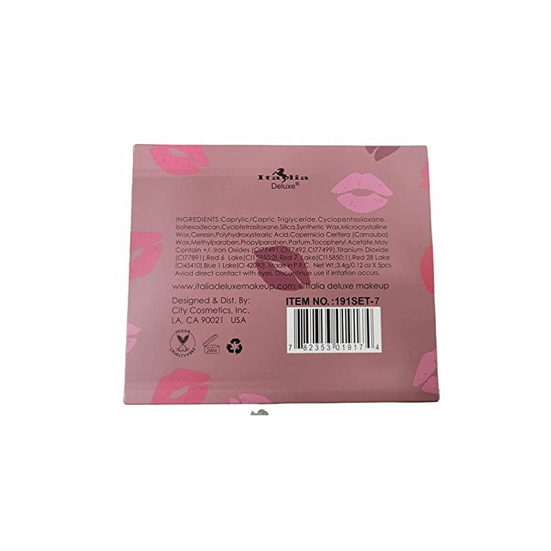 Italia Deluxe Top Five Baddie Babe Mousse Matte Lipstick Set