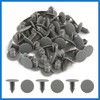 VekAuto 50 Pcs Gray Plastic Door Bumper Push Rivets Clip