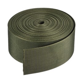 Boxonly Nylon Webbing Strap 2 inch Army Green Nylon Webbing Straps 5cm 10 Yards Durable Strapping for Backpack,Cargo Strap,Luggage-rack,Pet Collars,Crafts