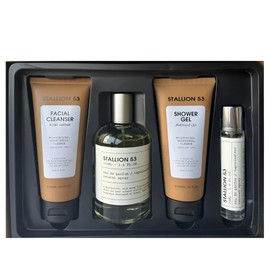 NEW Set 4in1 Stallion 53 by Emper. Gift Set (100ml EDP-Facial Cleanser-Shower Gel-15ml UAE)