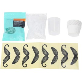 Kit de Depilación Cera para Nariz, Ceja Nasal y Eficaz, Indoloro para Hombres y Mujeres, 20 Extractores de Doble Cara