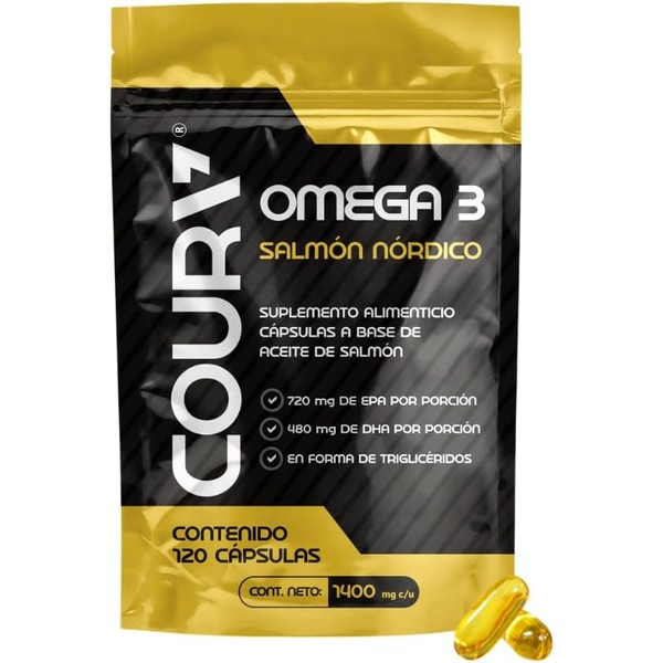 COURA - Omega 3 de Salmón Nórdico - 1200 mg