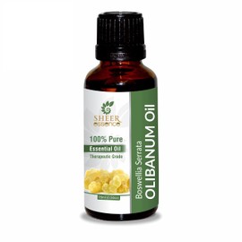 Sheer Essence Olibanum Oil 5 ML (0.16 Fl.Oz) | 100% Pure Natural Undiluted Uncut Therapeutic Grade Boswellia Serrata Essential Oil