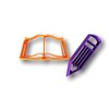 Cookie Cutter with Book and Pencil