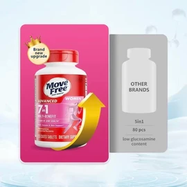 Move Free joint health 7-in-1 Glucosamine Chondroitin Plus Calcium Complex Vitamin Supplements for Women Multi-Vitamins + Multi-Glucosamine 120 Pills