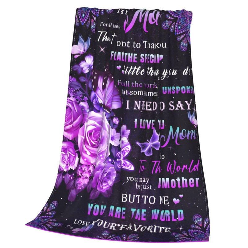 Bomugtee to My Mom from Daughter Son Super Soft Throw