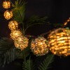 Decorative Lantern String Lights, Outdoor Plug in Hanging Lights with