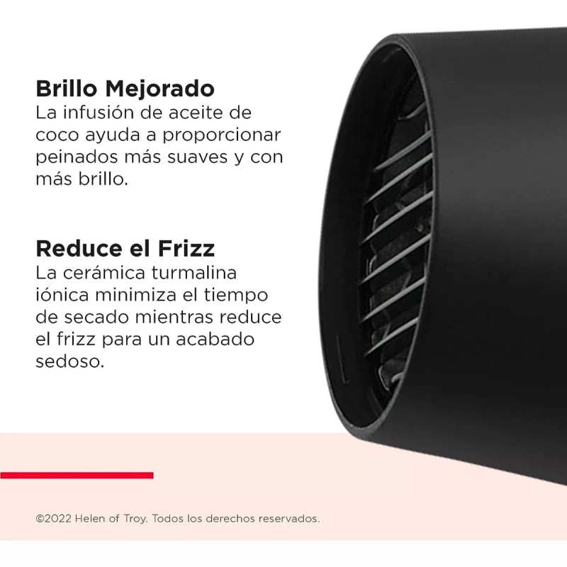 Revlon Secadora Cabello Revlon Coco Cerámica Turmalina Iones Pelo