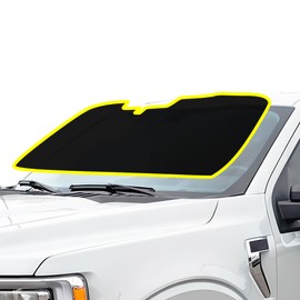 BOGAR TECH DESIGNS - Precut Front Windshield Premium Ceramic Window Tint Film Kit Made for Ford F-150 Crew Cab 2021-2024, 70%