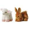 Aurora Plush 8" Mini Flopsies Bundle, Bitty Bunny & Lana
