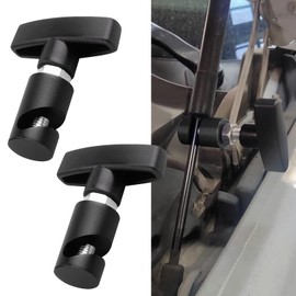 jokormo 2 PCS Car Hood Support Rods, Snap-on Lift Support Clamp, Multi-purpose Automobile Tool Replacement, Universal for Most Cars, Trucks and Vans (Black)