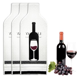 Oungy 8Pcs Wine Bags for Travel, Reusable Wine Bottle Travel Protector Bags, Wine Sleeves for Travel, Leak-Proof, Safety Impact Resist for Airplane Car Cruise
