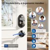 Veise Keyless Entry Door Lock with 2 Lever Handles -