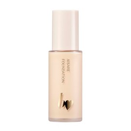 b idol Loved Fund 00 White Beige, 0.9 fl oz (28 ml), Liquid Foundation, Glossy Skin, Transparent, Moisturizing, SPF