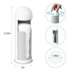 bodkar Cosmetic Cotton Pad Rounds Holder with Rotating Lid, Cotton
