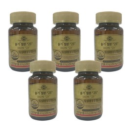 Solgar Iron 25 250mg x 90 Capsules (5ea) / 솔가 철분25 250mg x 90캡슐 5개