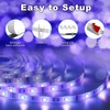 Borllyem LED Lights for Bedroom, 32.8ft Smart Light Strips with