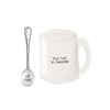 Mud Pie Home Kitchen Circa Coffee Break Coffee Mug Spoon