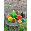 Yellow Door Sensory Play Stones - Leaves - Set of