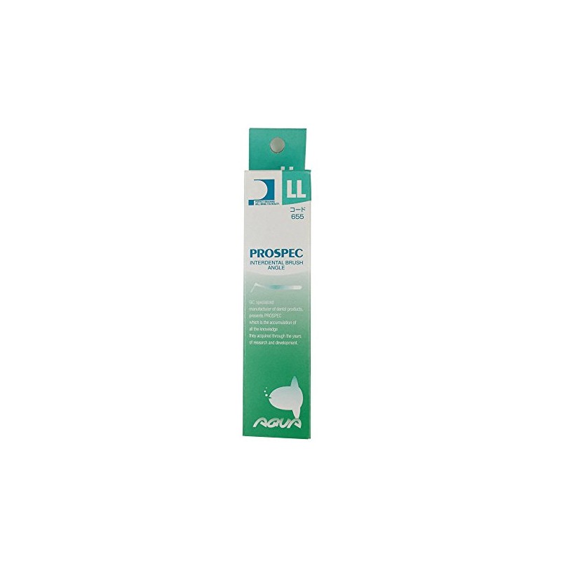 GC Prospec Interdental Brush Angle Aqua LL, Pack of 4