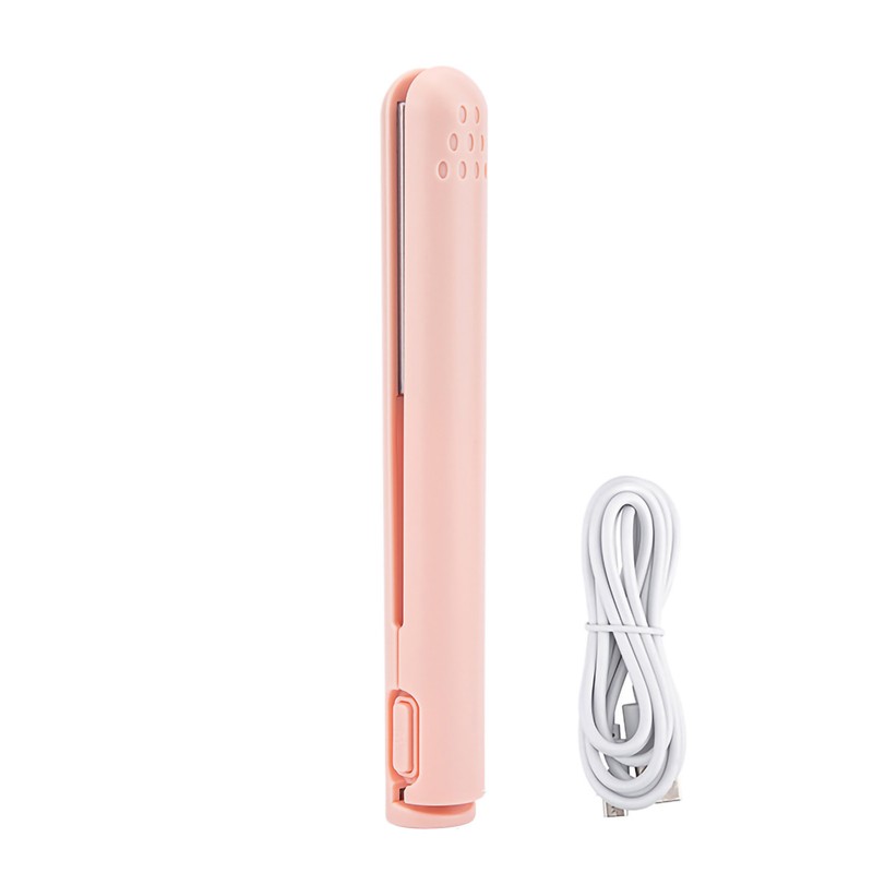 Mini 2 in 1 Hair Straightener USB Ceramics Heating Straightening