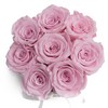 Rose Box Pink Round Infinity Roses - Flower Box 8