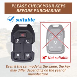 Key Fob Cover for 2019-2023 Sierra Silverado 1500 2500HD(K-Dark Brown)