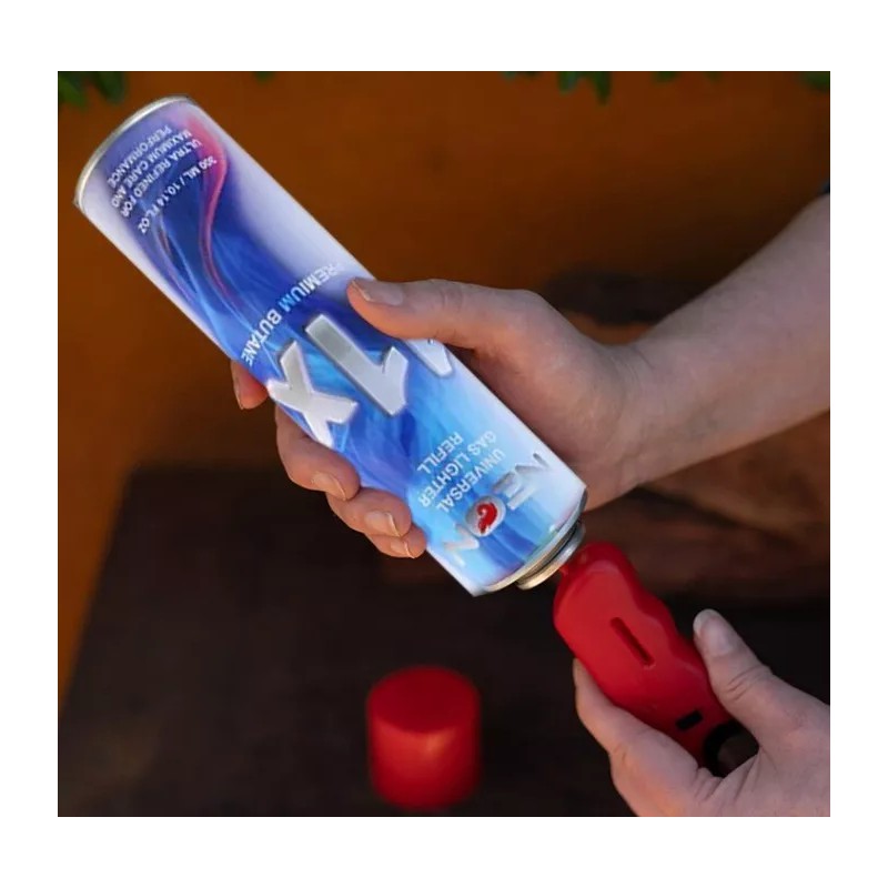 NEON 12 Cans Neon 11x Ultra Refined Butane Fuel Lighter