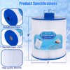 EOBHGNO C-8450 Spa Filter Cartridge - Compatible with C-8450, FC-3310,