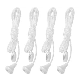 KRENIE 4 Pcs 1.5 M Nylon Light Switch Pull Cords, Ceiling Fixture Strings