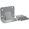 Simpson Strong-Tie HGA10KT HGA Galvanized Hurricane Gusset Angle with SDS