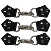 MDM Leather Vest Buckle Fastener for Retrofitting (Set of 3),