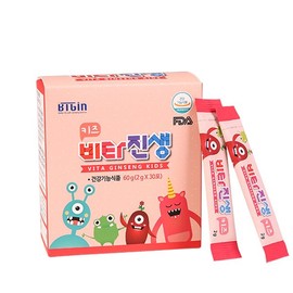 BTGIN 비티진 비타진생키즈 어린이홍삼 2g 30개 2g 30개 BTG Vitamin Ginseng Kids 2g 30 packs