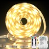echosari LED Strip Lights Battery Operated 9.8ft 90 LED Strip