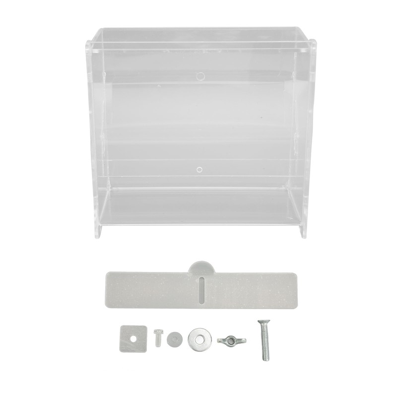 Rutin Chicken Feeder Automatic Clear Acrylic Bird Cage Feeder for
