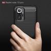 CruzerLite Case Compatible with Redmi Note 10 Pro Case, Carbon
