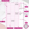 Undated Pink Marble Appointment Book Salons15mins Intervals Large A4 Size