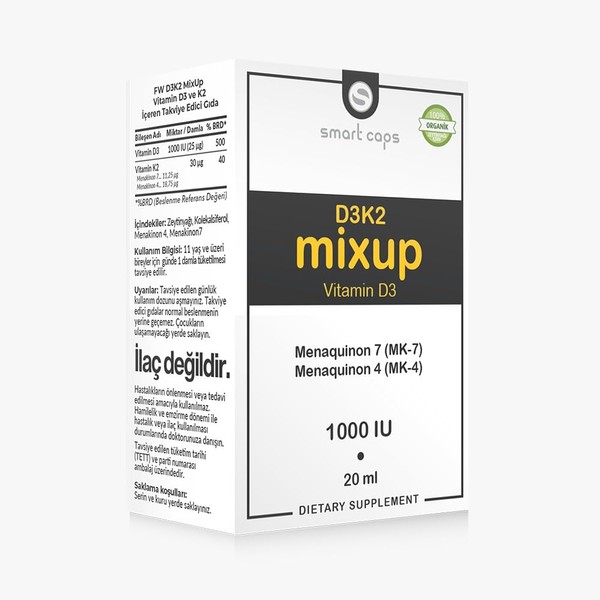 Smart Caps D3K2 Mixup 20 ml Damla