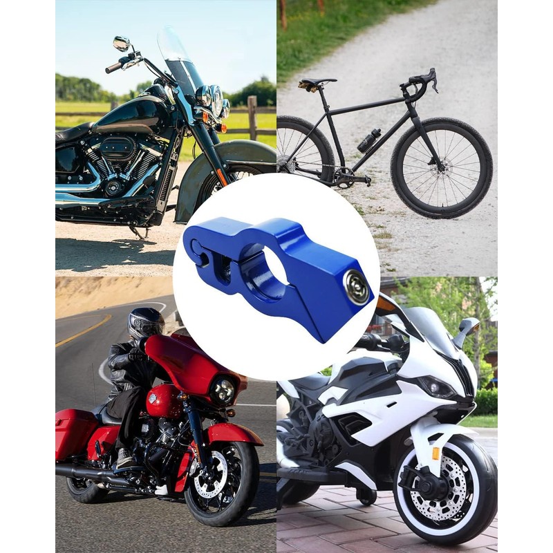 Greluma 1 x robust motorcycle lock, theft-proof, adjustable bicycle handlebar