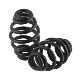 Motorcycle Seat Springs, 2 Pieces, 3 Inch Steel Seat Springs for Chopper Bobber Motorcycle (Matte Black)