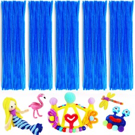 Pipe Cleaners, Pipe Cleaners Craft, Arts and Crafts, Crafts, Craft Supplies, Art Supplies (Blue)…