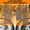 Lawn Mower Wheels, 4 Pack HRR216 Lawn Mower Drive Wheels