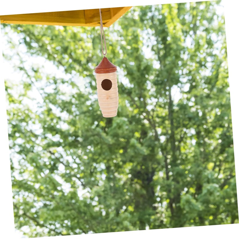 SUPVOX Bird Nesting Cave Hummingbird House Outdoor Garden Decor Bird